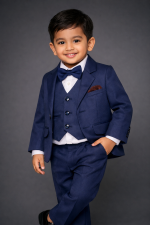 ৫ পিসের পার্টি ওয়্যার ( Deep Blue blazer )