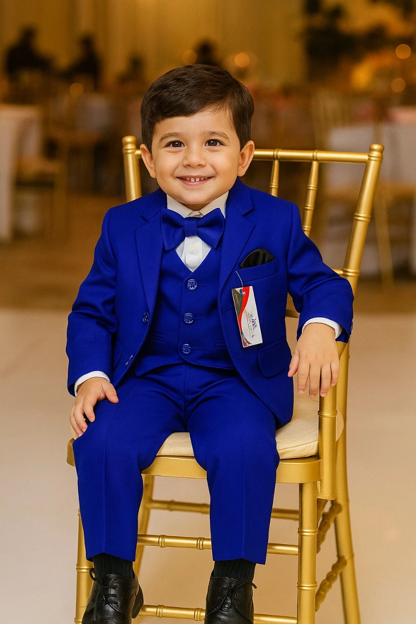 IMG-20250814-WA0013 ৫ পিসের পার্টি ওয়্যার ( New Royal Blue blazer ) - Image 1