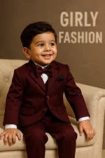 ৫ পিসের পার্টি ওয়্যার ( merun blazer ) - Image 2