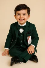 ৫ পিসের পার্টি ওয়্যার ( Green blazer ) - Image 2
