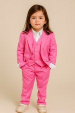 ৫ পিসের পার্টি ওয়্যার ( pink  blazer )
