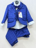 ৫ পিসের পার্টি ওয়্যার ( royel blue step blazer) - Image 2